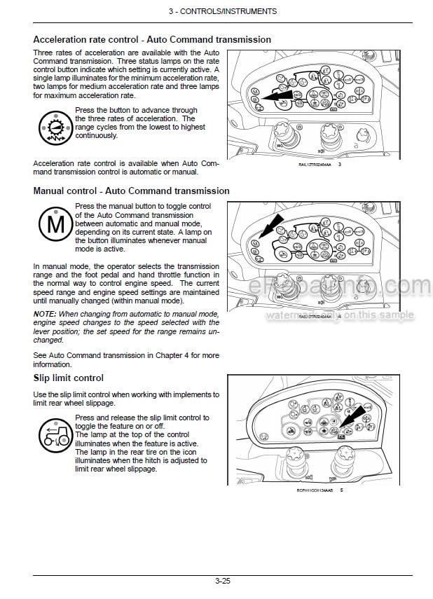 Photo 4 - New Holland T8.275 T8.300 T8.330 T8.360 T8.390 T8.420 Operators Manual Tractor