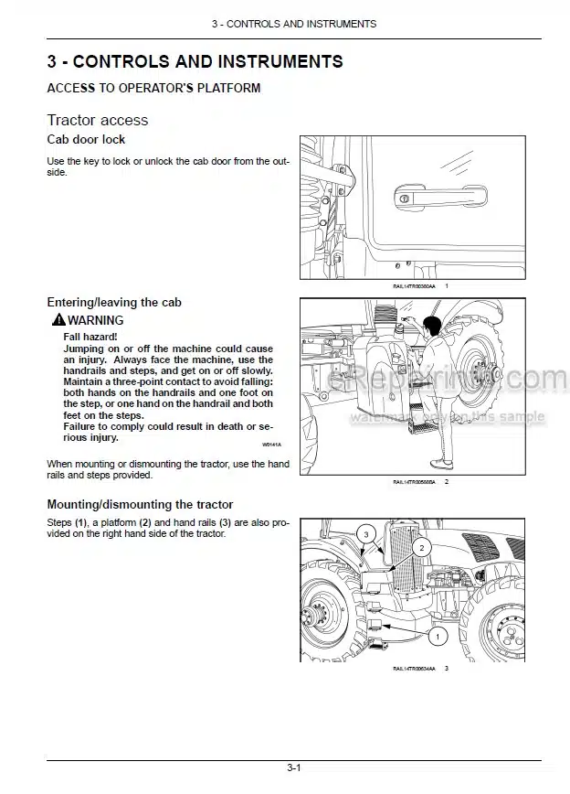 Photo 1 - New Holland T8.320 T8.350 T8.380 T8.410 T8.435 T8.380 SmartTrax T8.410 SmartTrax T8.435 SmartTrax Operators Manual Tractor 47886384