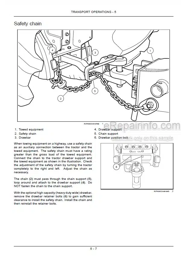 Photo 5 - New Holland T8010 T8020 T8030 T8040 T8050 Operators Manual Tractor 84129227