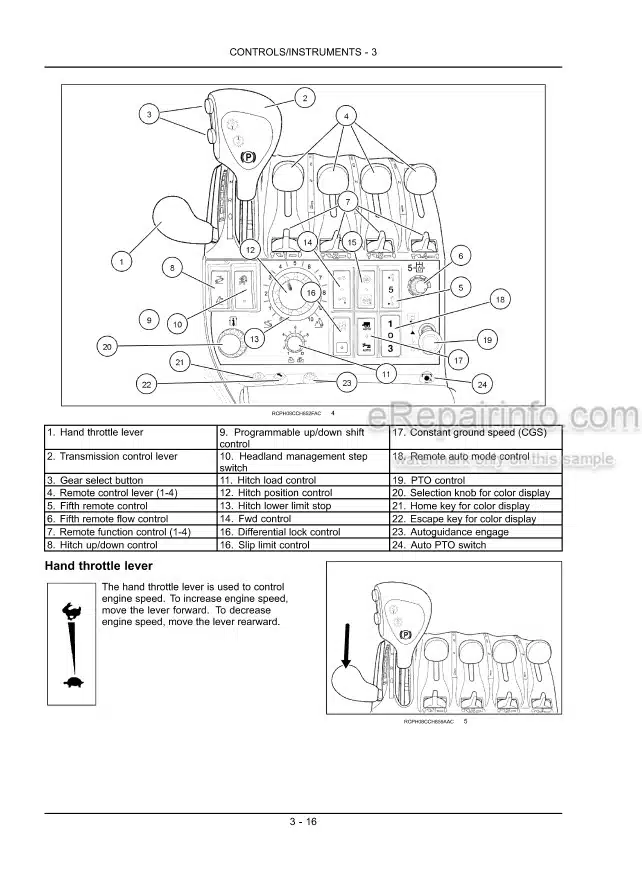 Photo 5 - New Holland T8010 T8020 T8030 T8040 T8050 Operators Manual Tractor 84244947