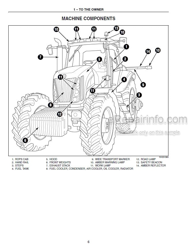 Photo 5 - New Holland T8010 T8020 T8030 T8040 T8050 Operators Manual Tractor 87612879