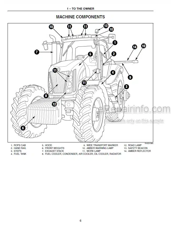 Photo 5 - New Holland T8010 T8020 T8030 T8040 T8050 Operators Manual Tractor 87612879