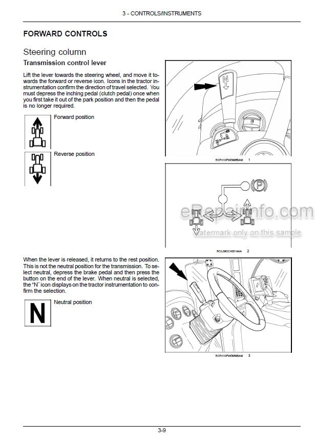 Photo 7 - New Holland TT4.55 TT4.75 Operators Manual Tractor 48135174