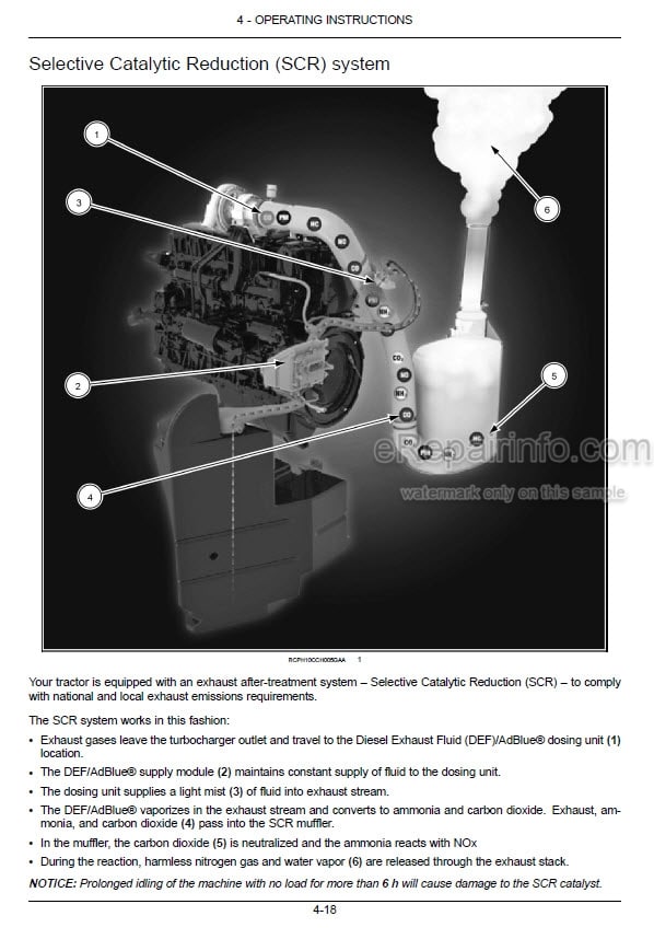 Photo 5 - New Holland T9.390 T9.450 T9.505 T9.560 T9.615 T9.670 Tier 4 Operators Manual Tractor