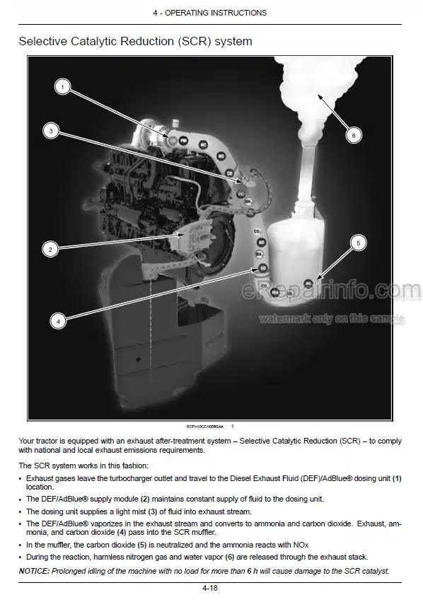 Photo 5 - New Holland T9.390 T9.450 T9.505 T9.560 T9.615 T9.670 Tier 4 Operators Manual Tractor