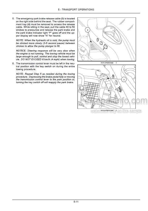 Photo 7 - New Holland T9.435 T9.480 T9.530 T9.565 T9.600 T9.645 T9.700 Tier 4B Final Operators Manual Tractor 48074987