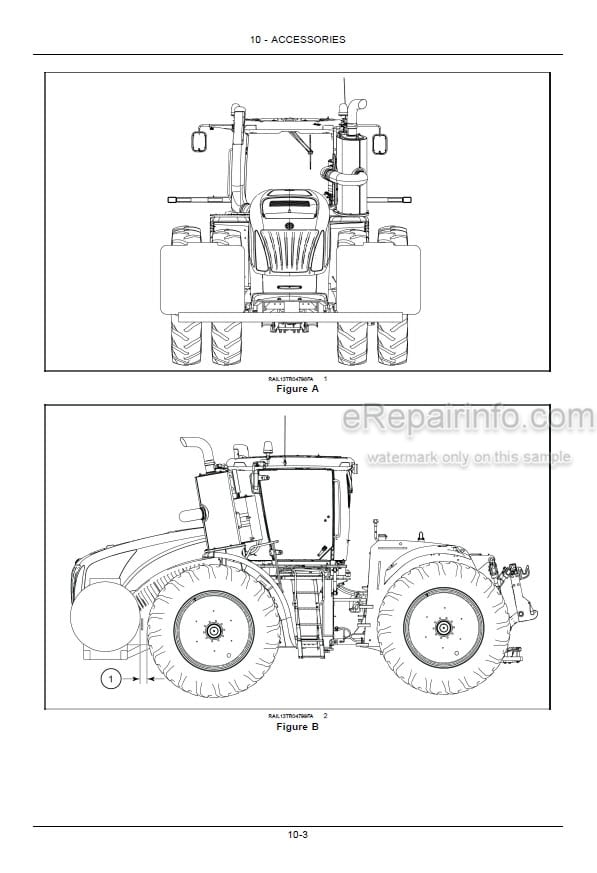 Photo 5 - New Holland T9.435 T9.480 T9.530 T9.565 T9.600 T9.645 T9.700 Tier 4B Final Operators Manual Tractor 48074987