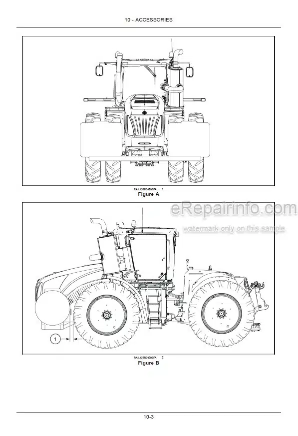 Photo 5 - New Holland T9.435 T9.480 T9.530 T9.565 T9.600 T9.645 T9.700 Tier 4B Final Operators Manual Tractor 48074987