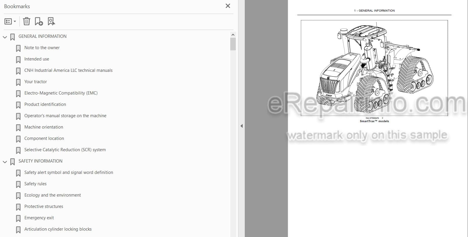 Photo 3 - New Holland T9.435 T9.480 T9.530 T9.565 T9.600 T9.645 T9.700 T9.700 SmartTrax Tier 4B Final Operators Manual Tractor 51461866
