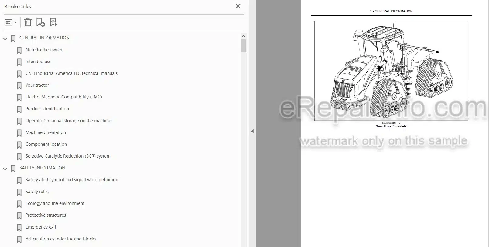 Photo 3 - New Holland T9.435 T9.480 T9.530 T9.565 T9.600 T9.645 T9.700 T9.700 SmartTrax Tier 4B Final Operators Manual Tractor 51461866