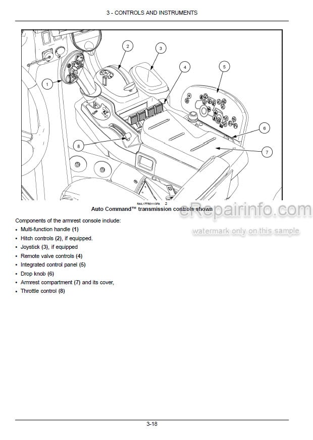 Photo 5 - New Holland T9.435 T9.480 T9.530 T9.565 T9.600 T9.645 T9.700 Stage IV Operators Manual Tractor 47739311