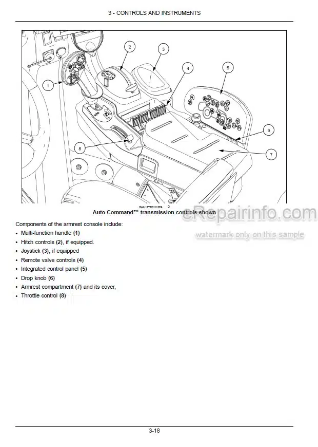 Photo 5 - New Holland T9.435 T9.480 T9.530 T9.565 T9.600 T9.645 T9.700 Stage IV Operators Manual Tractor 47739311