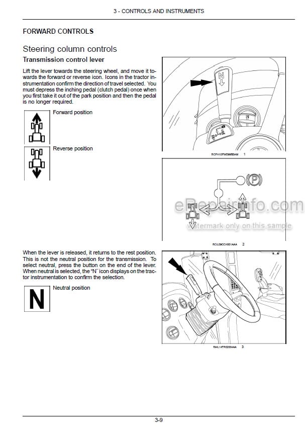 Photo 12 - New Holland T9.435 T9.480 T9.530 T9.565 T9.600 T9.645 T9.700 Stage IV Operators Manual Tractor 47982436