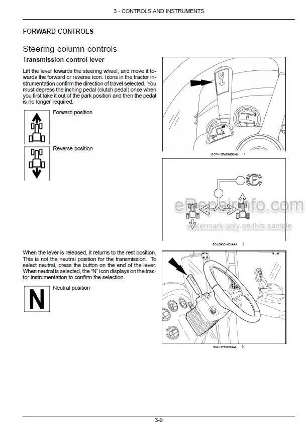 Photo 12 - New Holland T9.435 T9.480 T9.530 T9.565 T9.600 T9.645 T9.700 Stage IV Operators Manual Tractor 47982436