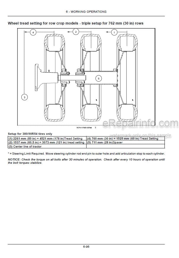 Photo 5 - New Holland T9.450 T9.505 T9.560 T9.615 T9.670 Tier 2 Operators Manual Tractor