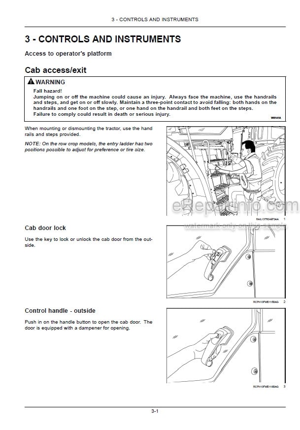 Photo 10 - New Holland T9.450 T9.505 T9.560 T9.615 T9.670 T9.615 SmartTrax T9.670 SmartTrax Tier 2 Operators Manual Tractor