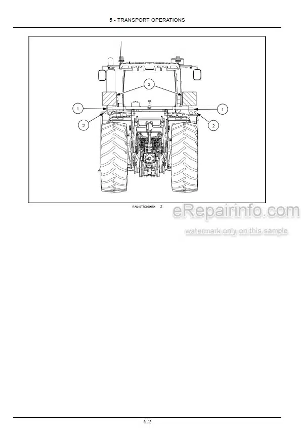 Photo 5 - New Holland T9.450 T9.505 T9.560 T9.615 T9.670 T9.615 SmartTrax T9.670 SmartTrax Tier 2 Operators Manual Tractor