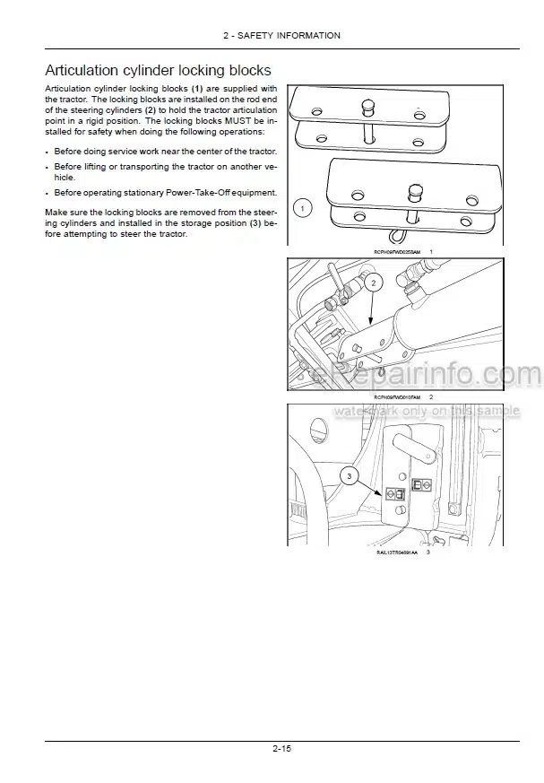 Photo 7 - New Holland T9.450 T9.505 T9.560 T9.615 T9.670 Tier 2 Operators Manual Tractor ZEF400001