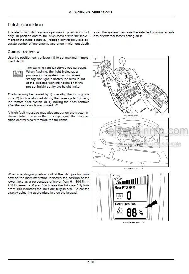 Photo 7 - New Holland T9.450 T9.505 T9.560 T9.615 T9.670 T9.615 SmartTrax T9.670 SmartTrax Tier 2 Operators Manual Tractor