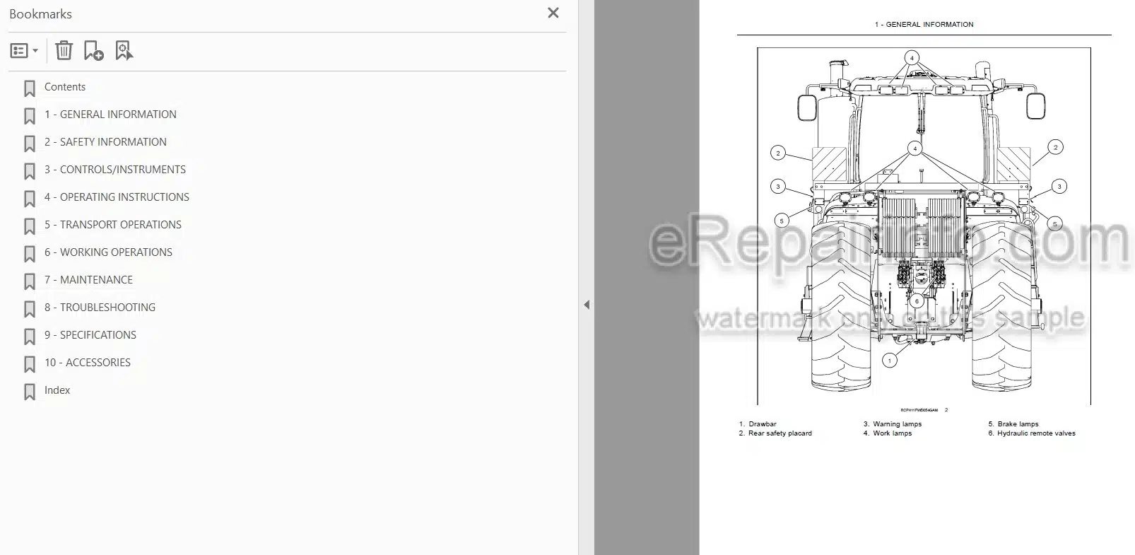 Photo 3 - New Holland T9.450 T9.505 T9.560 T9.615 T9.670 Tier 2 Operators Manual Tractor 84384656