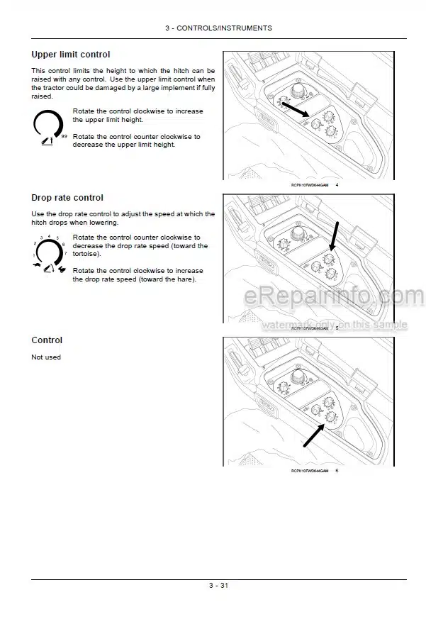 Photo 6 - New Holland T9.435 T9.480 T9.530 T9.565 T9.600 T9.645 T9.700 T9.700 SmartTrax Tier 4B Final Operators Manual Tractor 51461866