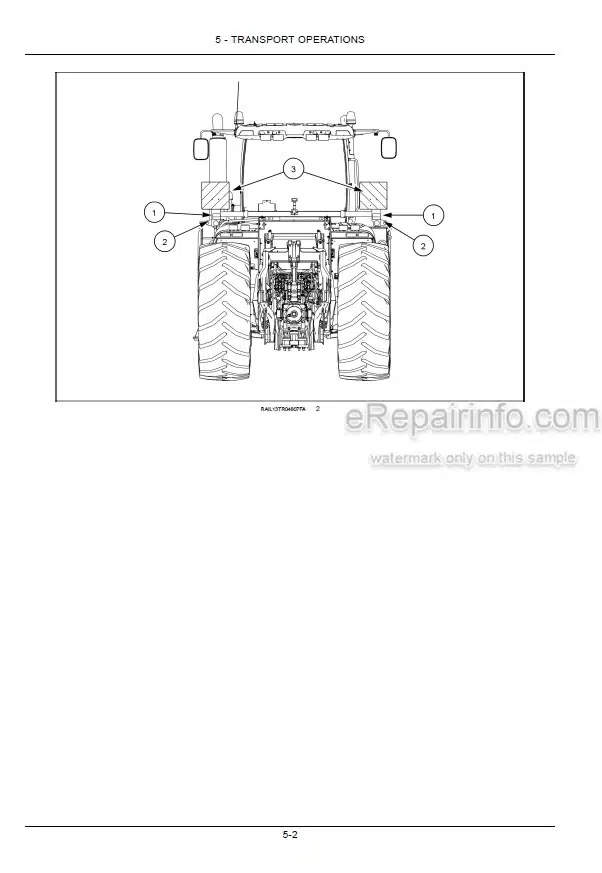 Photo 5 - New Holland T9.450 T9.505 T9.560 T9.615 T9.670 Tier 2 Operators Manual Tractor ZEF400001