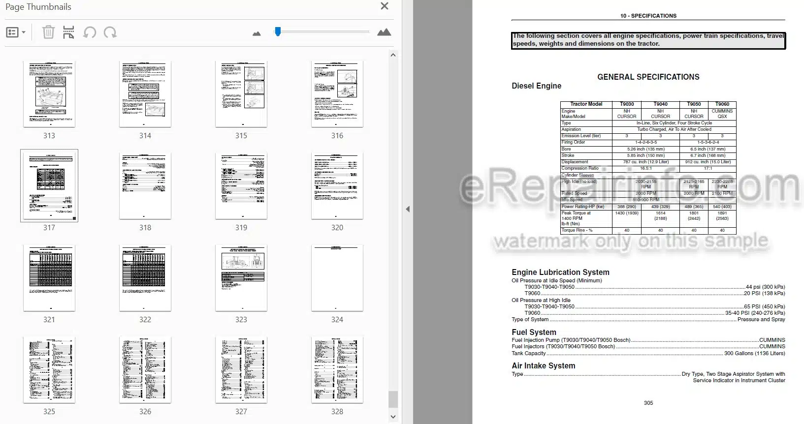 Photo 3 - New Holland T9030 T9040 T9050 T9060 Operators Manual Tractor 84266061