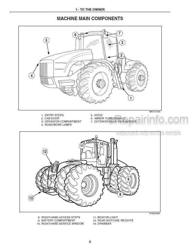 Photo 5 - New Holland T9030 T9040 T9050 T9060 Operators Manual Tractor 84266061