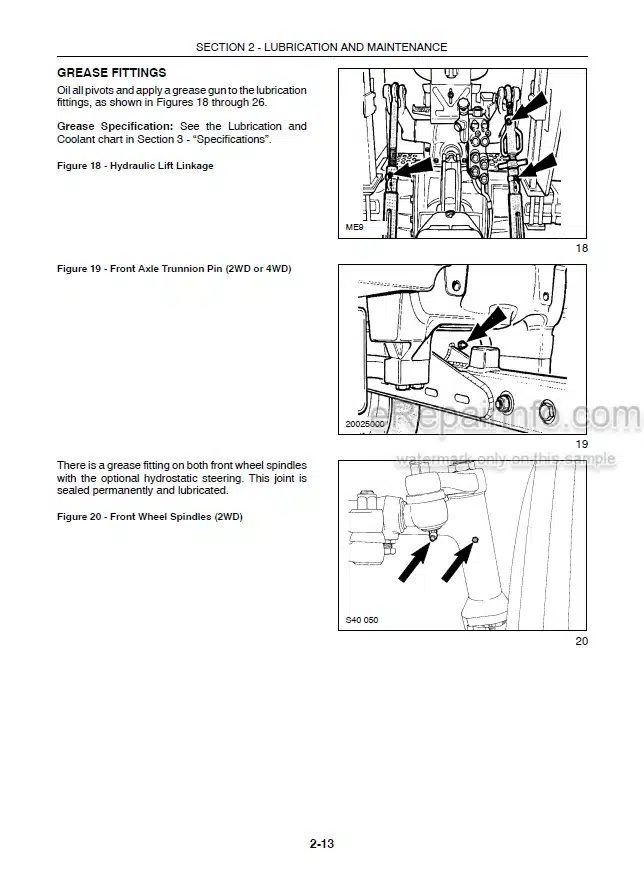 Photo 13 - New Holland TB100 TB110 TB120 Operators Manual Tractor 87039953
