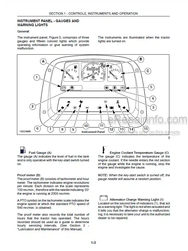 Photo 5 - New Holland TB100 TB110 TB120 Operators Manual Tractor 87039953