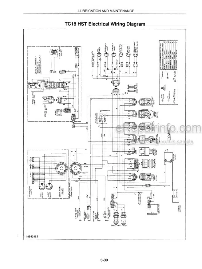 Photo 5 - New Holland TC18 Operators Manual Tractor 86597081