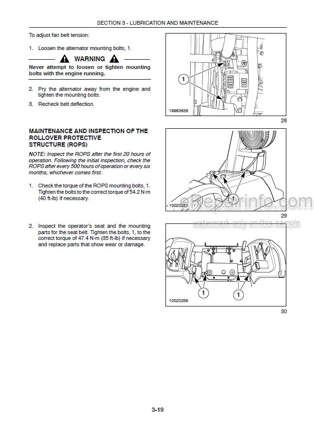 Photo 7 - New Holland T9020 T9030 T9040 T9050 T9060 Operators Manual Tractor 87562886