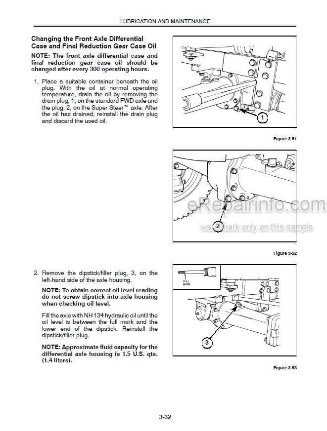 Photo 6 - New Holland TD3.50 Operators Manual Tractor
