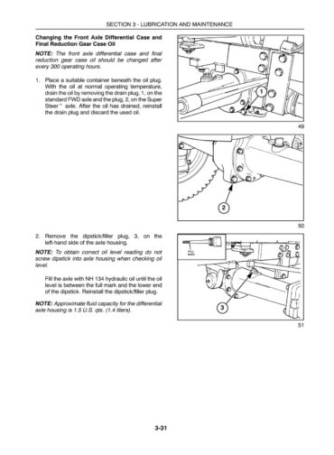 Photo 6 - New Holland TC29D TC33D Operators Manual Tractor 86978994