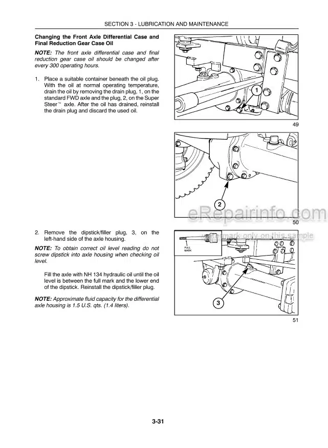 Photo 1 - New Holland TC29D TC33D Operators Manual Tractor 86978994