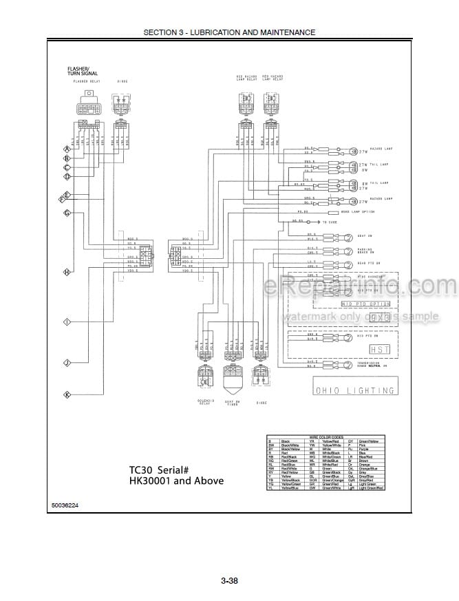 Photo 5 - New Holland TC30 Operators Manual Tractor 87301232