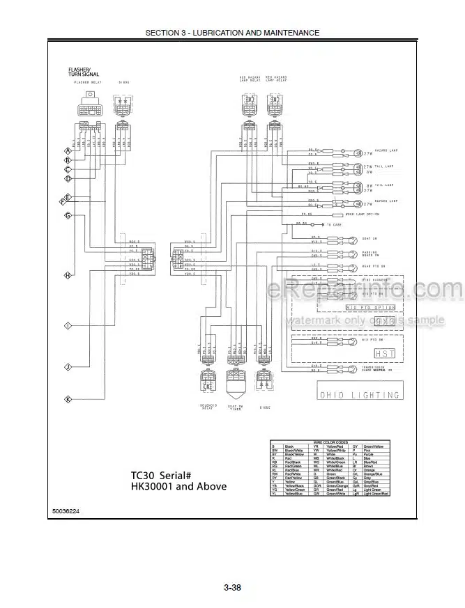 Photo 5 - New Holland TC30 Operators Manual Tractor 87301232