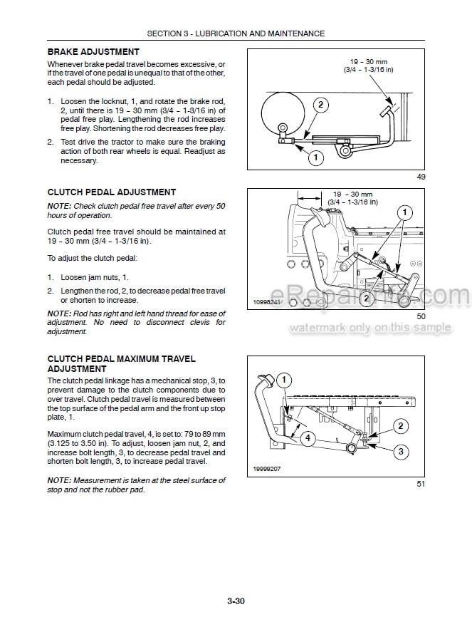 Photo 6 - New Holland TC48DA TC55DA Operators Manual Tractor 87544704