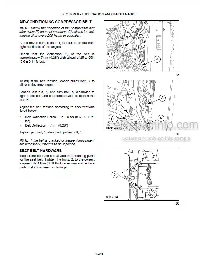 Photo 1 - New Holland TC40DA TC45DA Operators Manual Tractor
