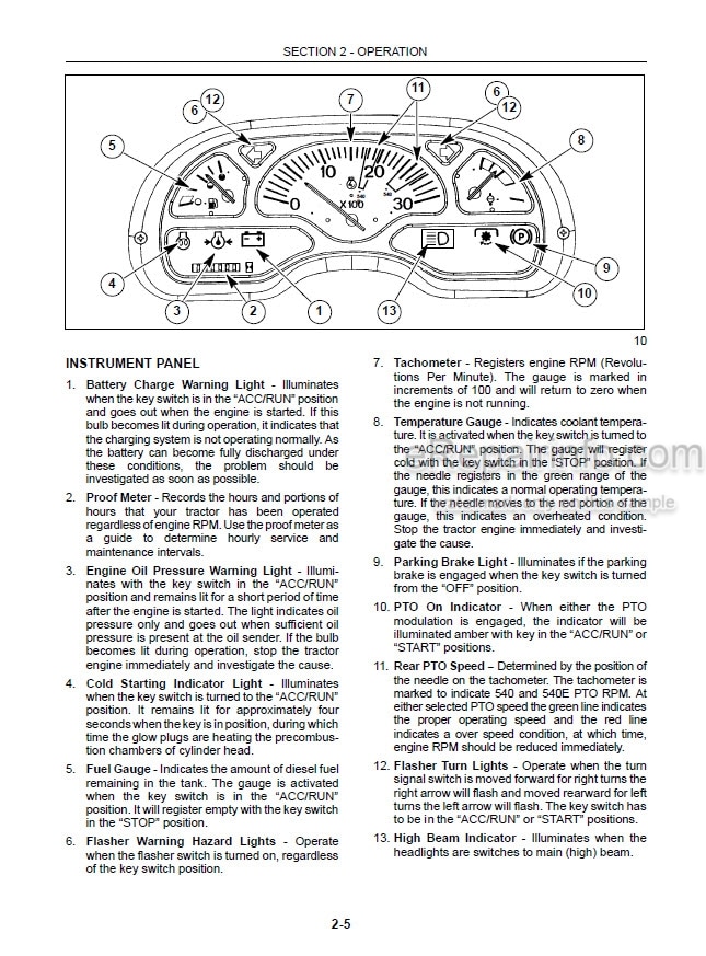 Photo 3 - New Holland TC40D TC45D Operators Manual Tractor 86627597