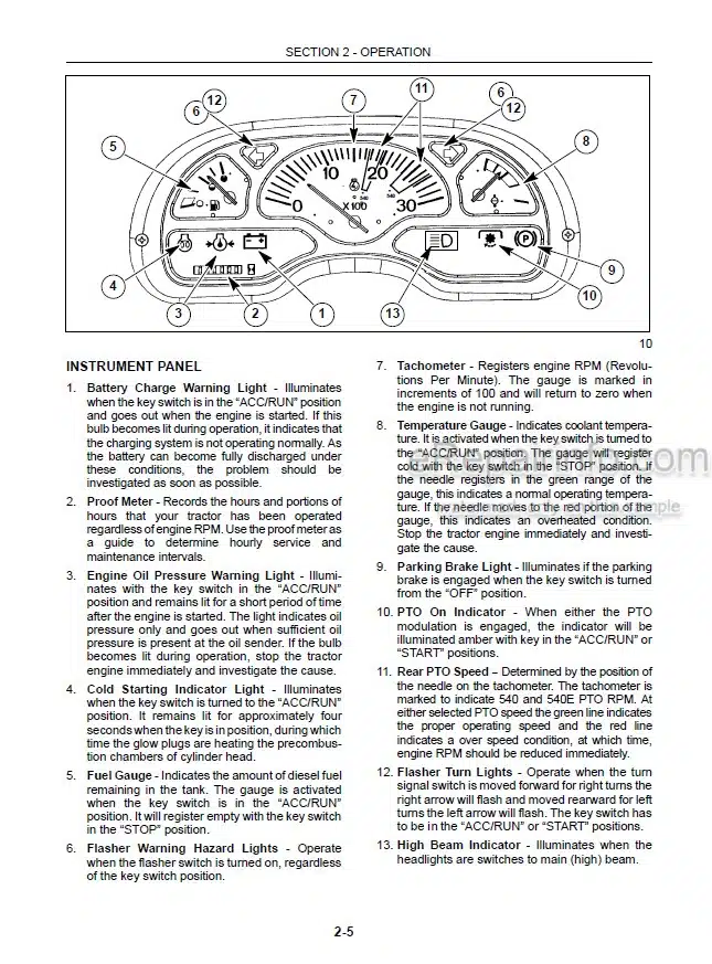 Photo 3 - New Holland TC40D TC45D Operators Manual Tractor 86627597