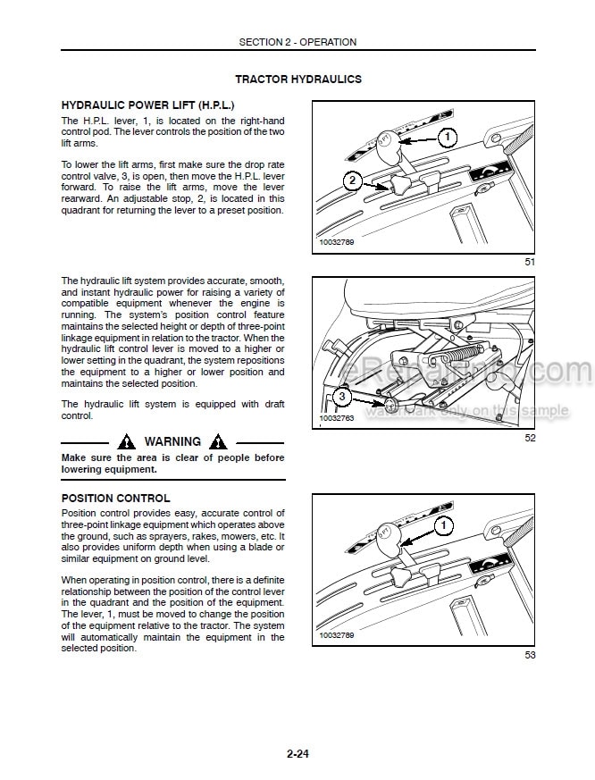 Photo 7 - New Holland TC21D Operators Manual Tractor 86597086