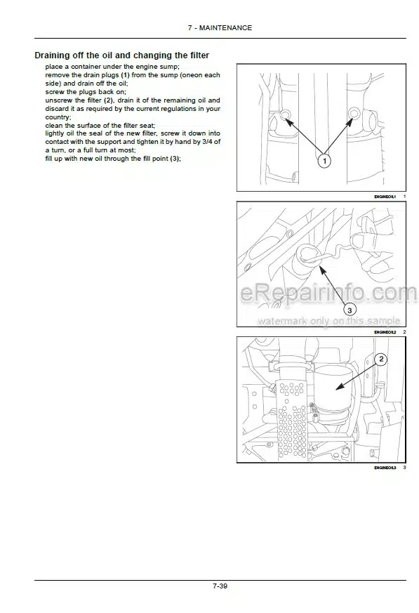 Photo 1 - New Holland TD3.50 Operators Manual Tractor