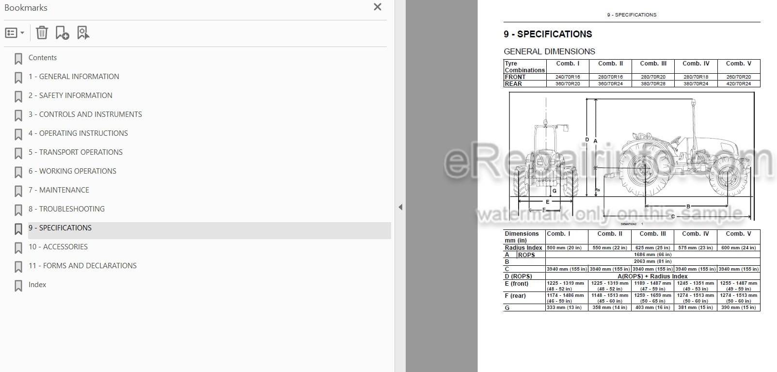 Photo 5 - New Holland TD4.70F TD4.80F TD4.90F Operators Manual Tractor
