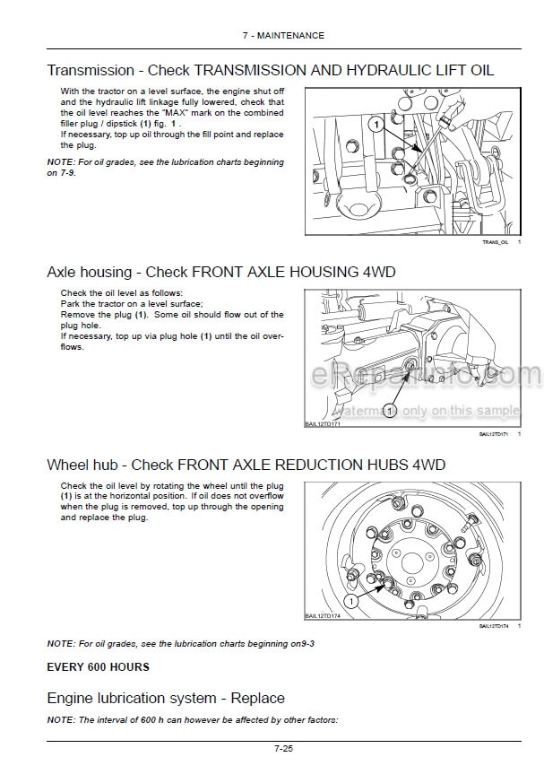 Photo 1 - New Holland TD4.70F TD4.80F TD4.90F Operators Manual Tractor