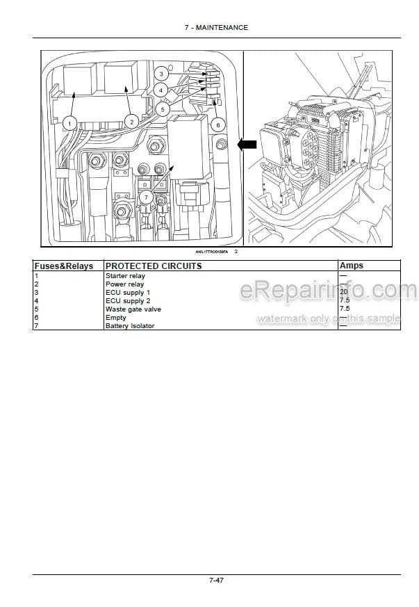 Photo 4 - New Holland TD4.80F TD4.90F TD4.100F Operators Manual Tractor 51560219