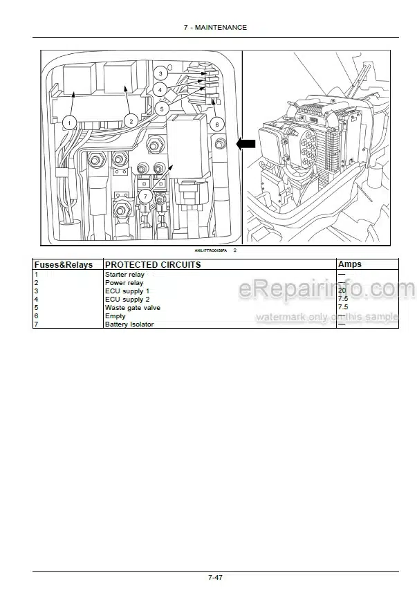 Photo 4 - New Holland TD4.80F TD4.90F TD4.100F Operators Manual Tractor 51560219