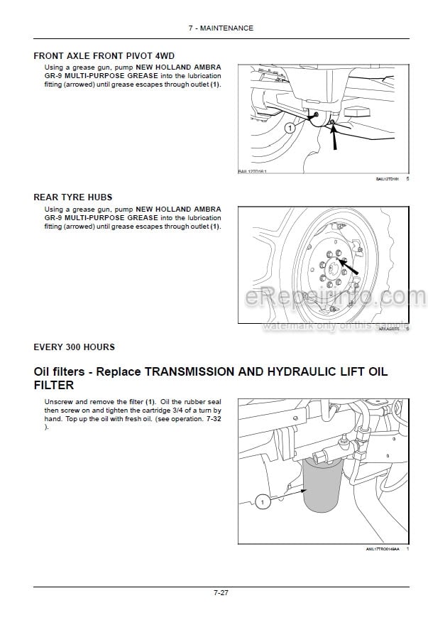 Photo 1 - New Holland TD4.80F TD4.90F TD4.100F Operators Manual Tractor 51560219