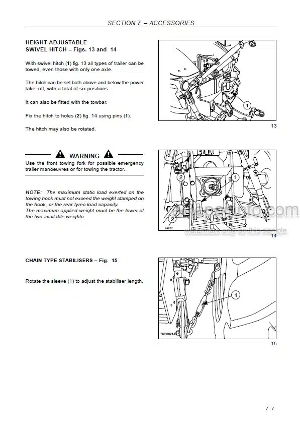 Photo 7 - New Holland T6030 T6050 T6070 T6080 Power Command Operators Manual Tractor 87654981