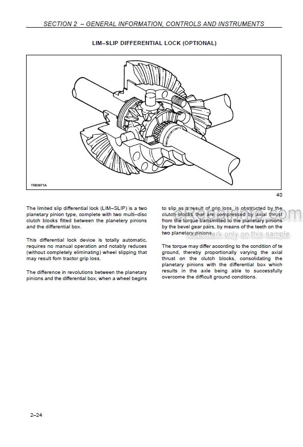 Photo 5 - New Holland TD4040F Operators Manual Tractor 47518911